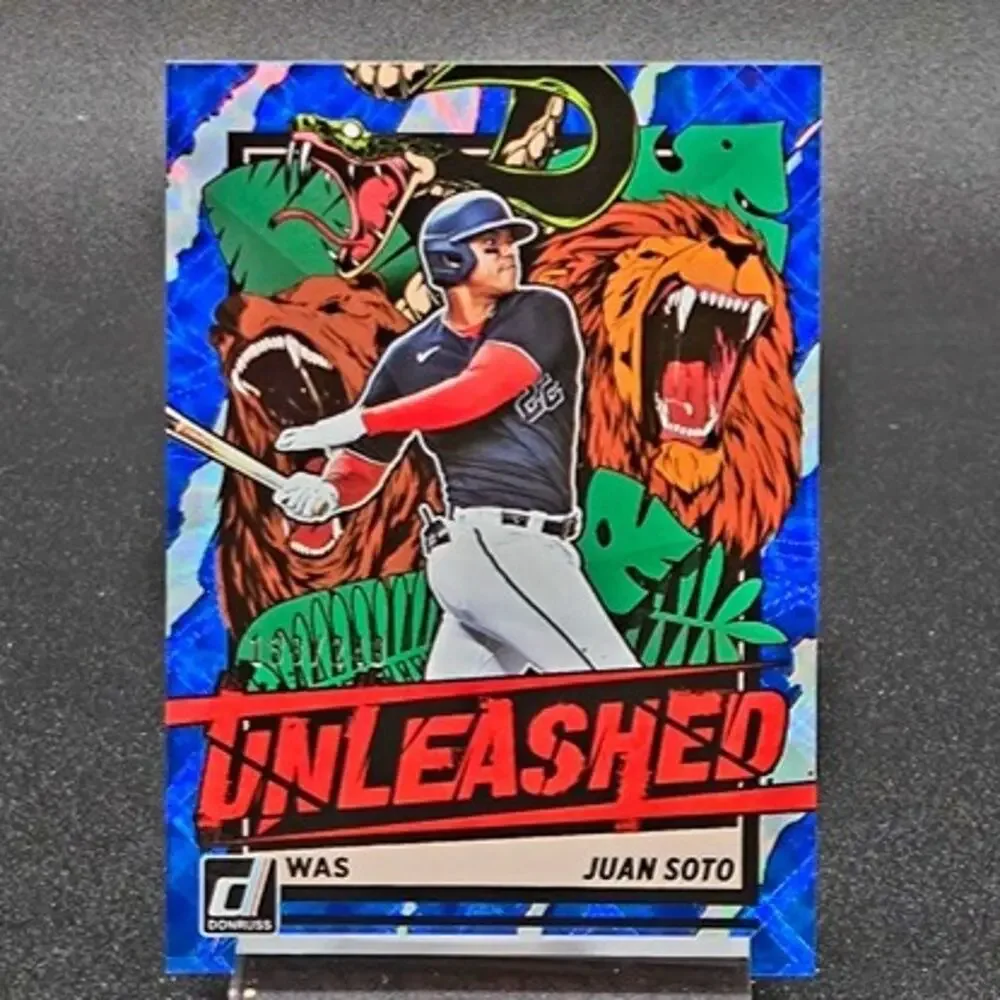 Juan Soto Unleashed Blue Prizm Insert 138/249 New York Mets Star